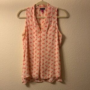 Vince Camuto Sleeveless Floral Top